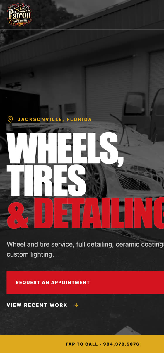 Mobile site we designed